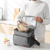 Insulated Thermal Shoulder Lunch Bag with Waterproof Lining