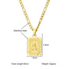 Initial Pendant Necklace in Stainless Steel