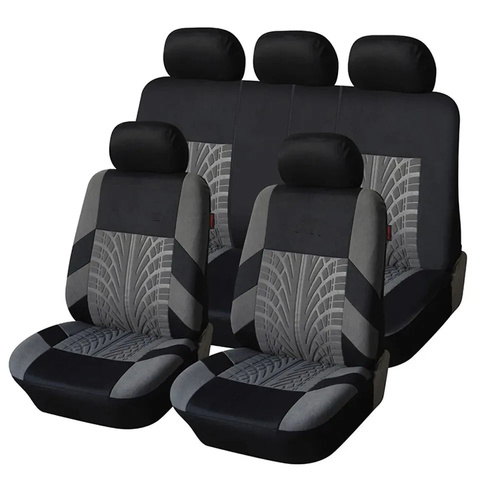 Universal Full Set Car Seat Covers - Front Split & Rear Bench
