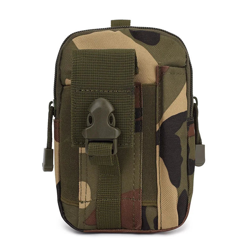 Camouflage Tactical Leg Bag with Adjustable Straps