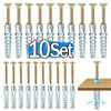 Heavy-Duty Serrated Expansion Screws with Anchor Tubes