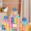 Soft Rubber Building Blocks Set for Babies – Safe, Chewable, and Educational Sensory Toy