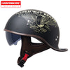 Vintage Retro Half Motorcycle Helmet – Unisex ABS Scooter Helmet