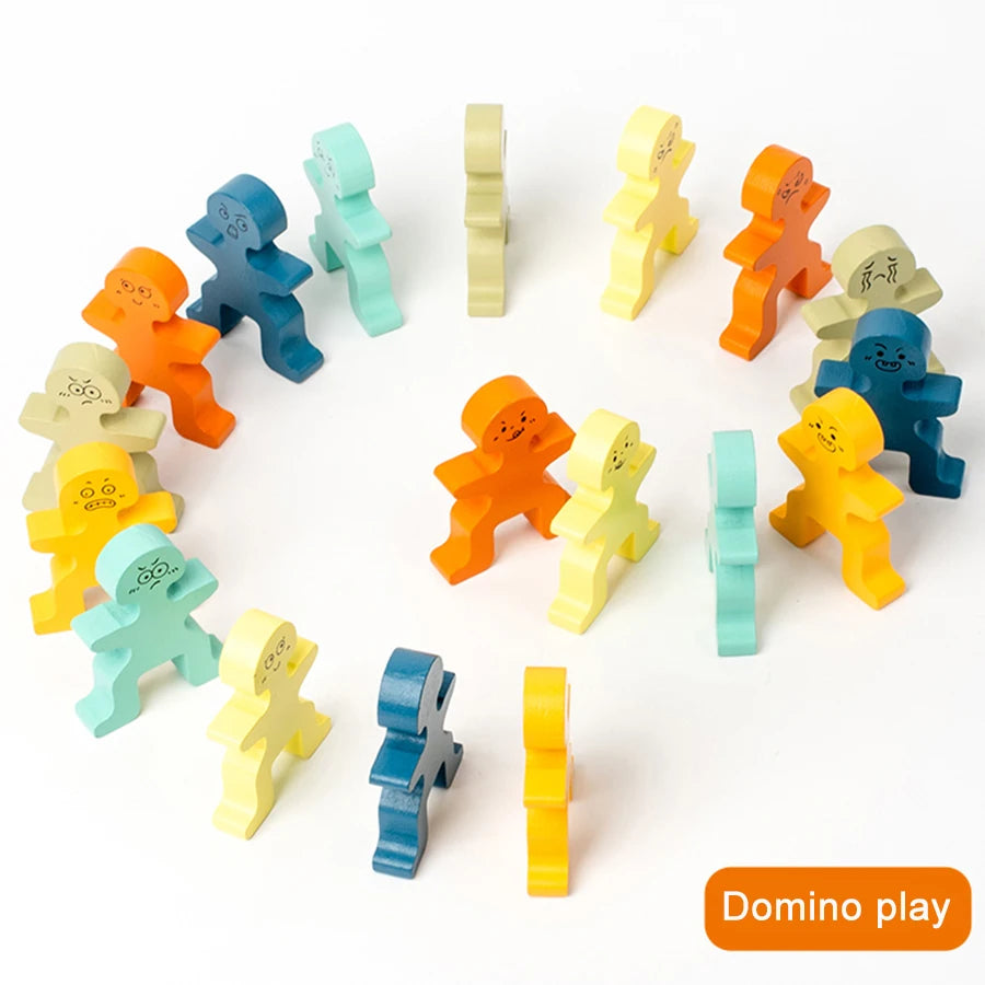 Wooden Balance Stacking Blocks for Kids