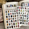 A collection of 181 vintage alphabet letter stickers in various colors and fonts for scrapbooking
