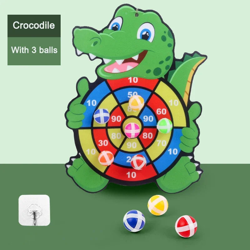 Sticky Ball Dart Board Set for Kids