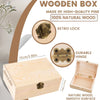 Personalisierte Holz-Andenkenbox