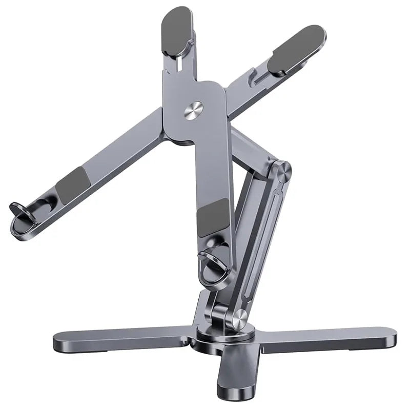 Foldable Aluminum Laptop Stand with 360° Rotation