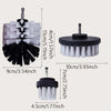 Rotary Drill Brush Cleaning Kit for Deep Scrubbing