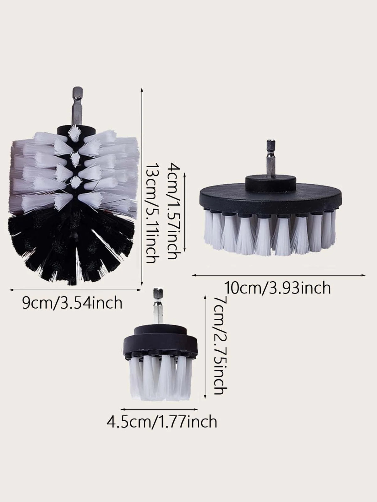 Rotary Drill Brush Cleaning Kit for Deep Scrubbing