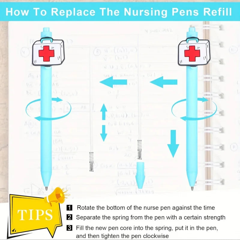 Humorous Nurse & Doctor Gel Pens
