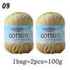 Premium 100% Cotton Yarn – Medium-Fine Weight for All-Season Knitting