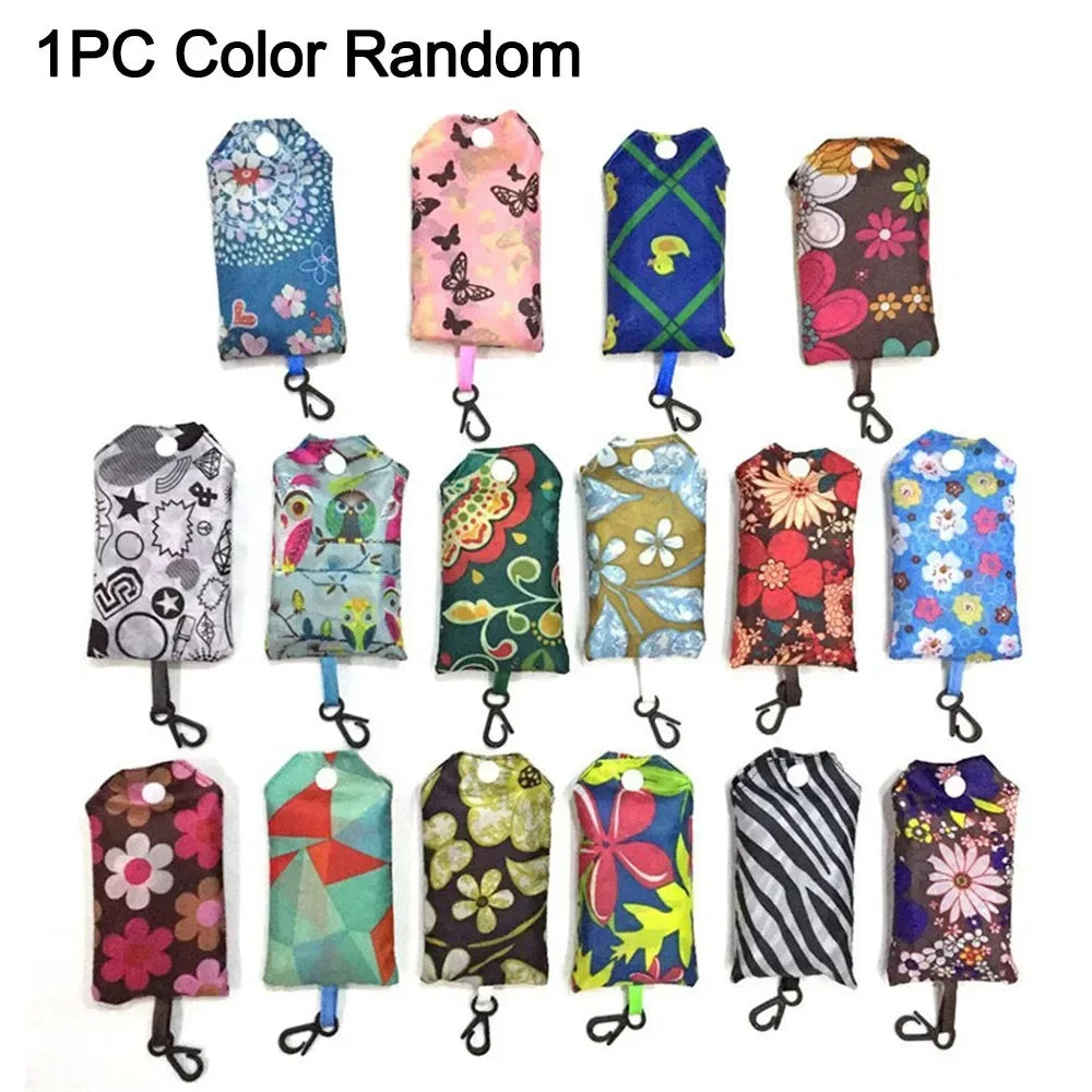 Compact Keychain Tote Bag – Foldable & Reusable Shopping Bag
