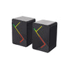 Enceintes de bureau USB RGB LED compactes