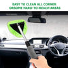 Telescopic Car Windshield Cleaner with Microfiber Pads
