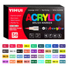 Acrylic Paint Markers with Brush Tip - 36 Color Set