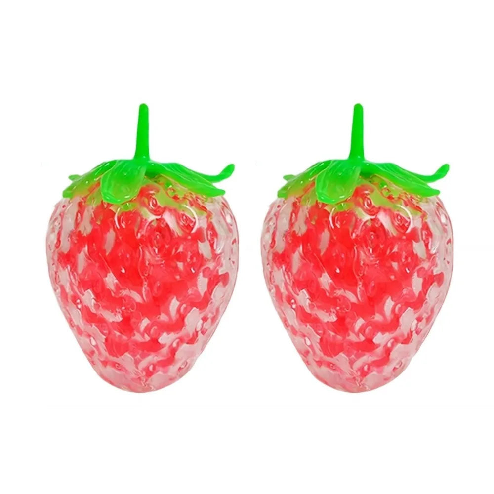 Squeezeable Strawberry Stress Relief Fidget Toy