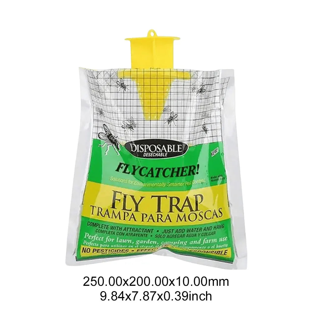Hanging Disposable Fly Trap Bag with Bait