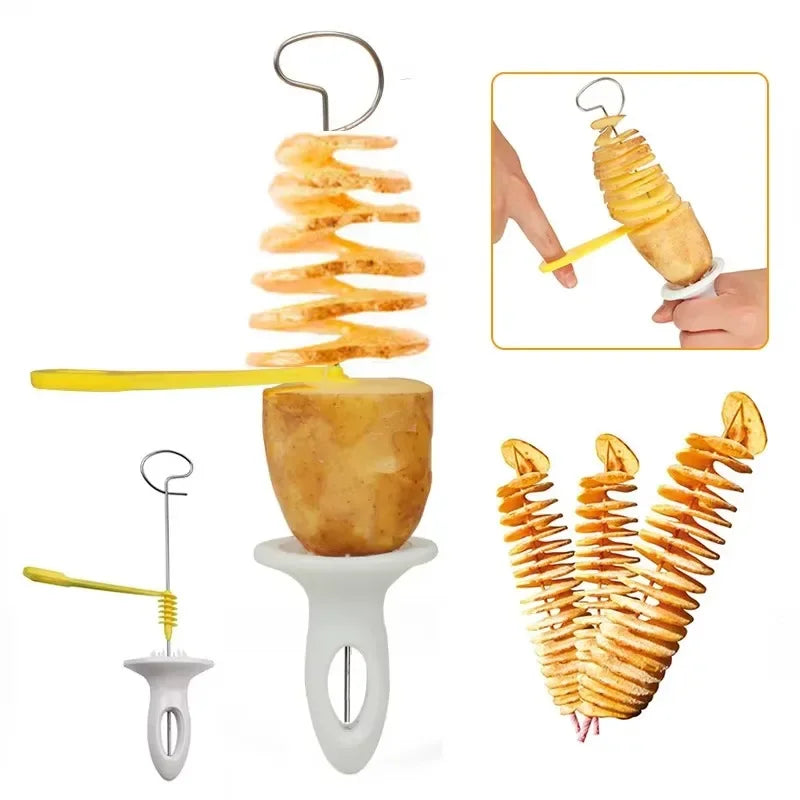 Spiral Potato Cutter & Vegetable Slicer