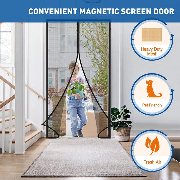 Magnetic Mosquito Door Screen Curtain