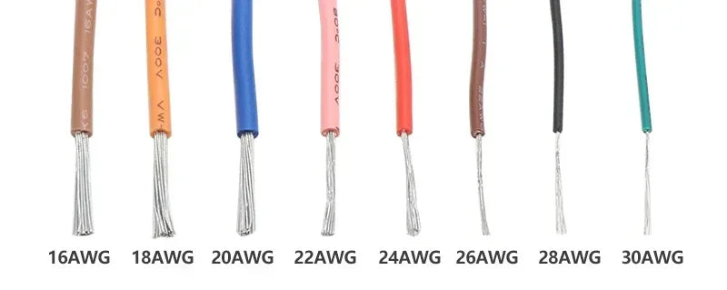 12-Color Tinned Copper Hookup Wire for DIY Projects