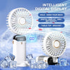 Portable Rechargeable Mini Fan with Phone Holder