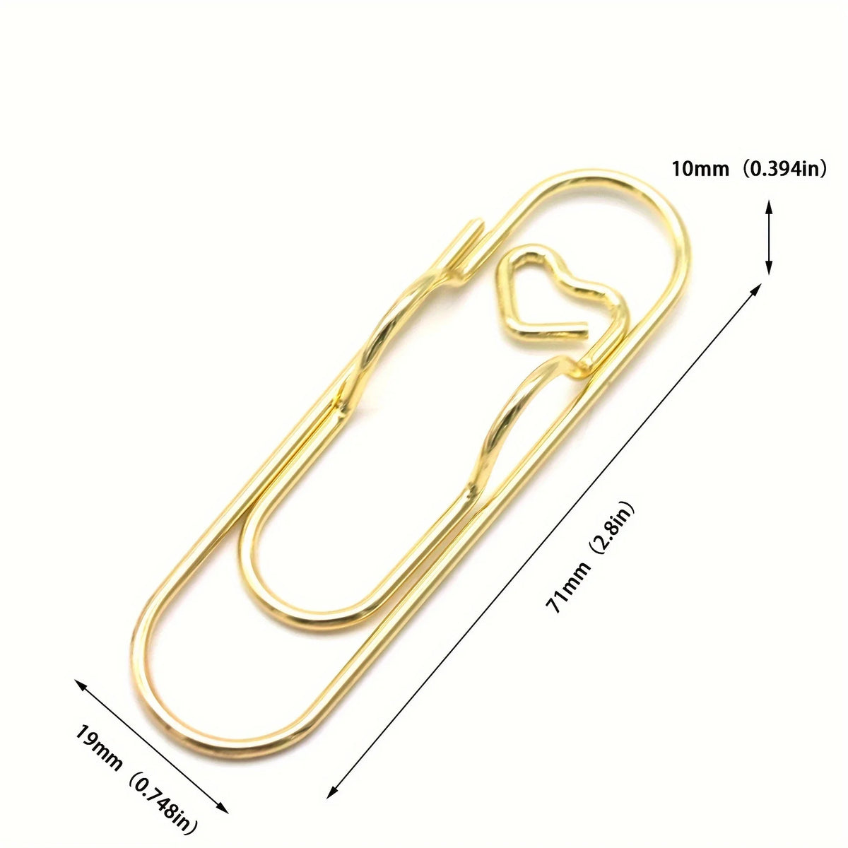 Multifunctional Love Pen Clips for Notebooks and Stationery (Set of 4)