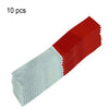 Red and White Reflective Safety Tape for Vehicles and Trailers (10-Pack)