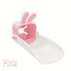 Pink rabbit-themed anti-splash faucet extender for kids