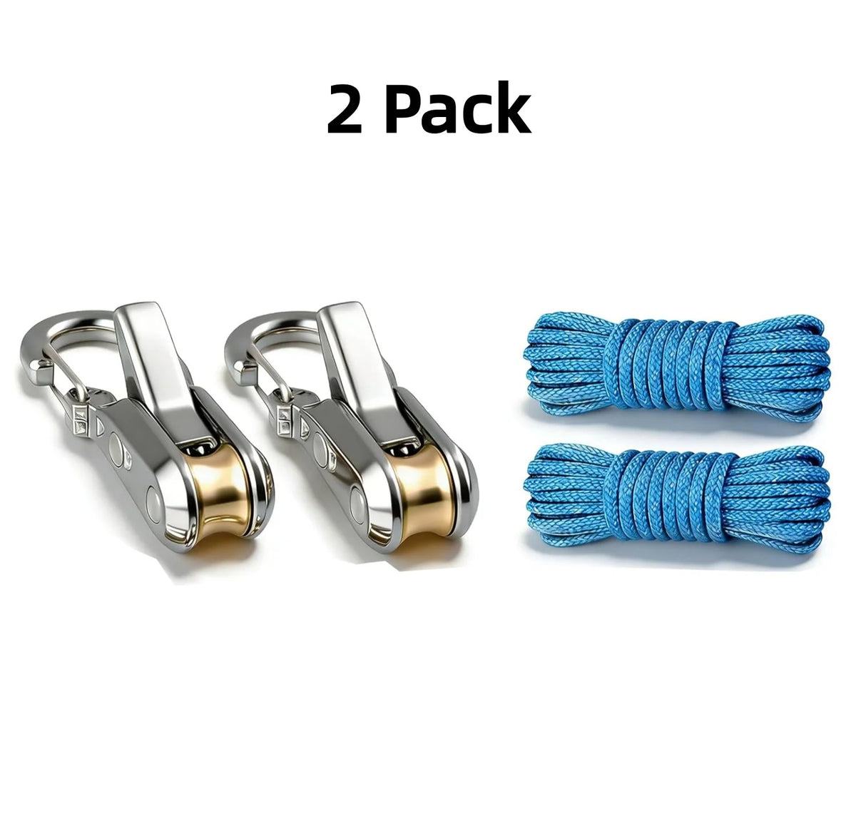 Retractable Rope Tie-Down with Quick-Lock Cam Buckle