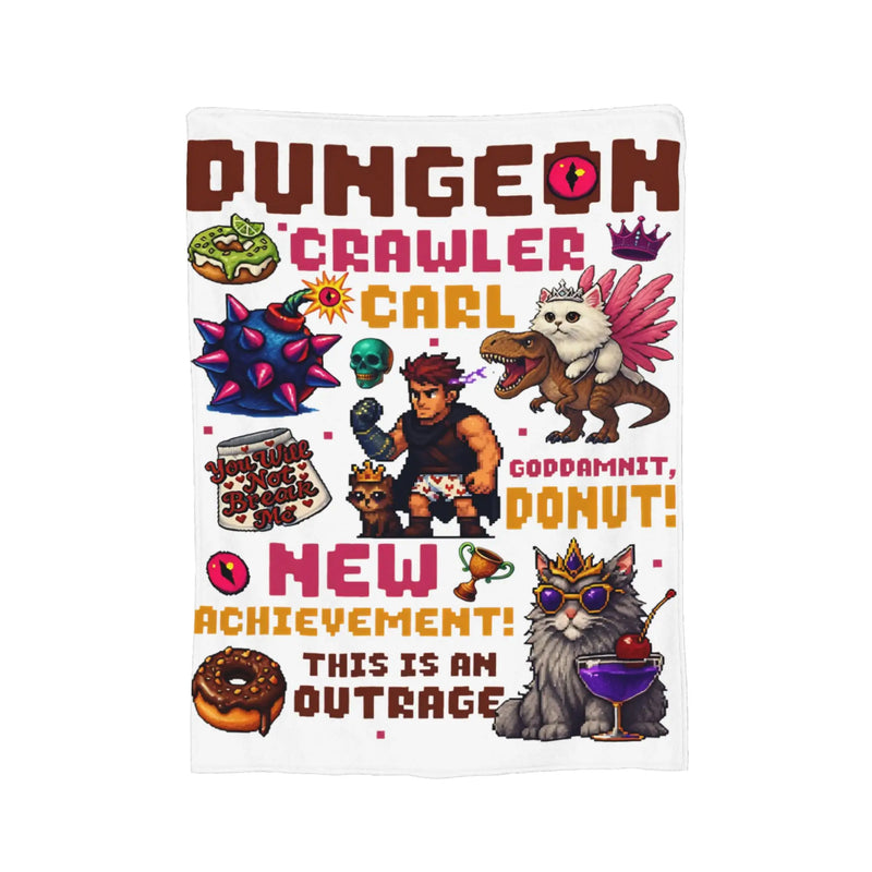 Dungeon Crawler Carl Plush Throw Blanket