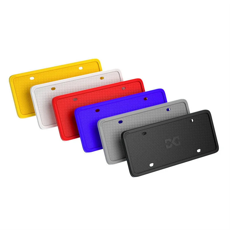 Silicone License Plate Frame Cover (1 Pack)