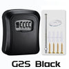 Wall-Mounted 4-Digit Combination Key Lock Box for Secure Key Storage