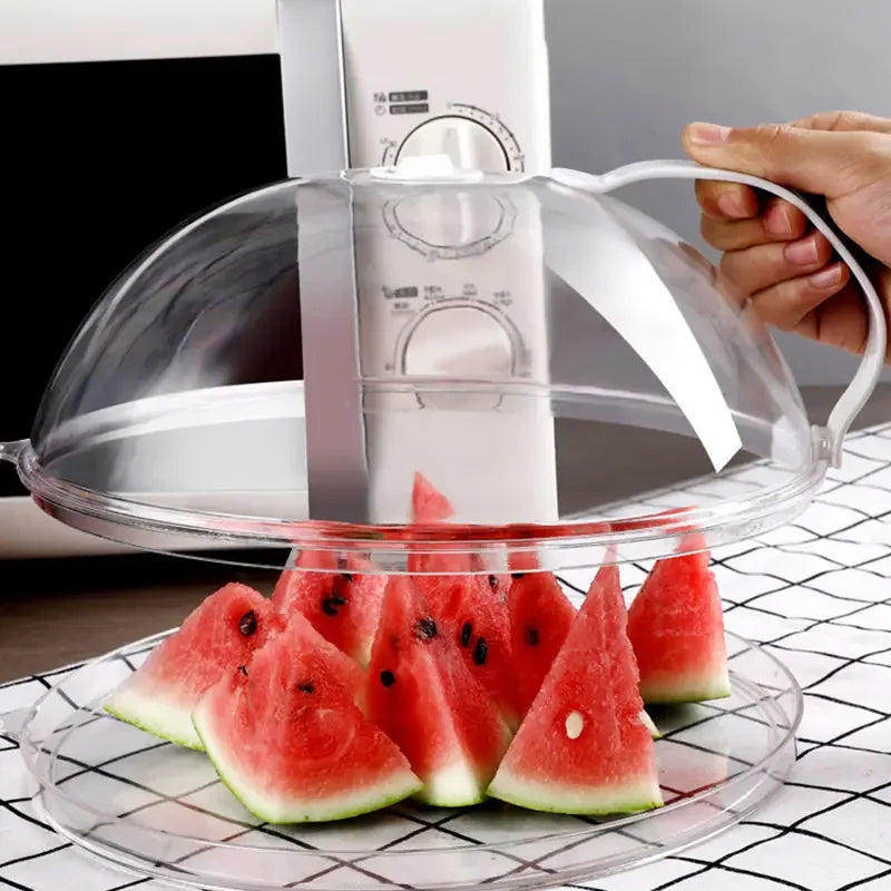 Microwave Splatter Guard with Steam Vent and Handle