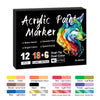 Dual-Tip Acrylic Paint Markers
