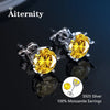 S925 Sterling Silver Moissanite Stud Earrings