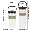 Insulated Stainless Steel Tumbler with Handle