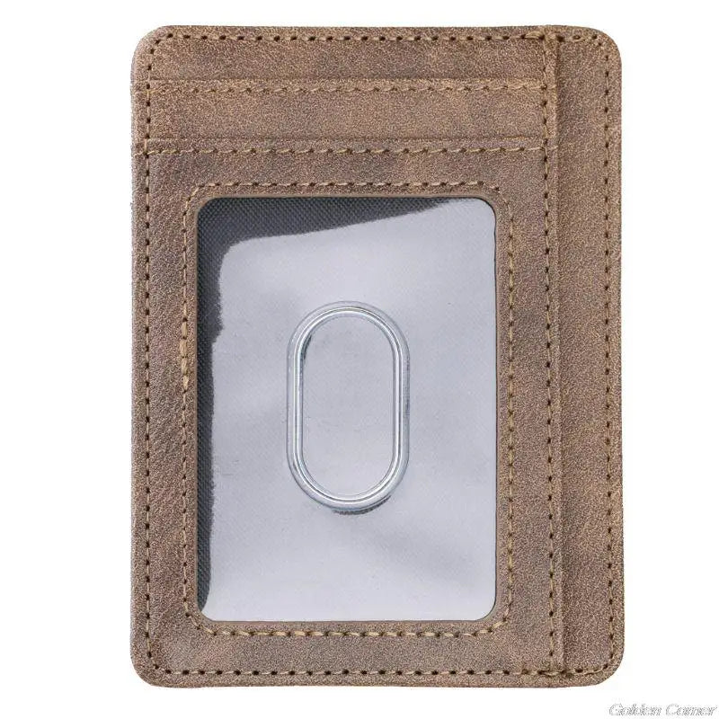 Slim RFID-Blocking Zipper Wallet