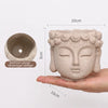 Buddha Head Resin Succulent Planter