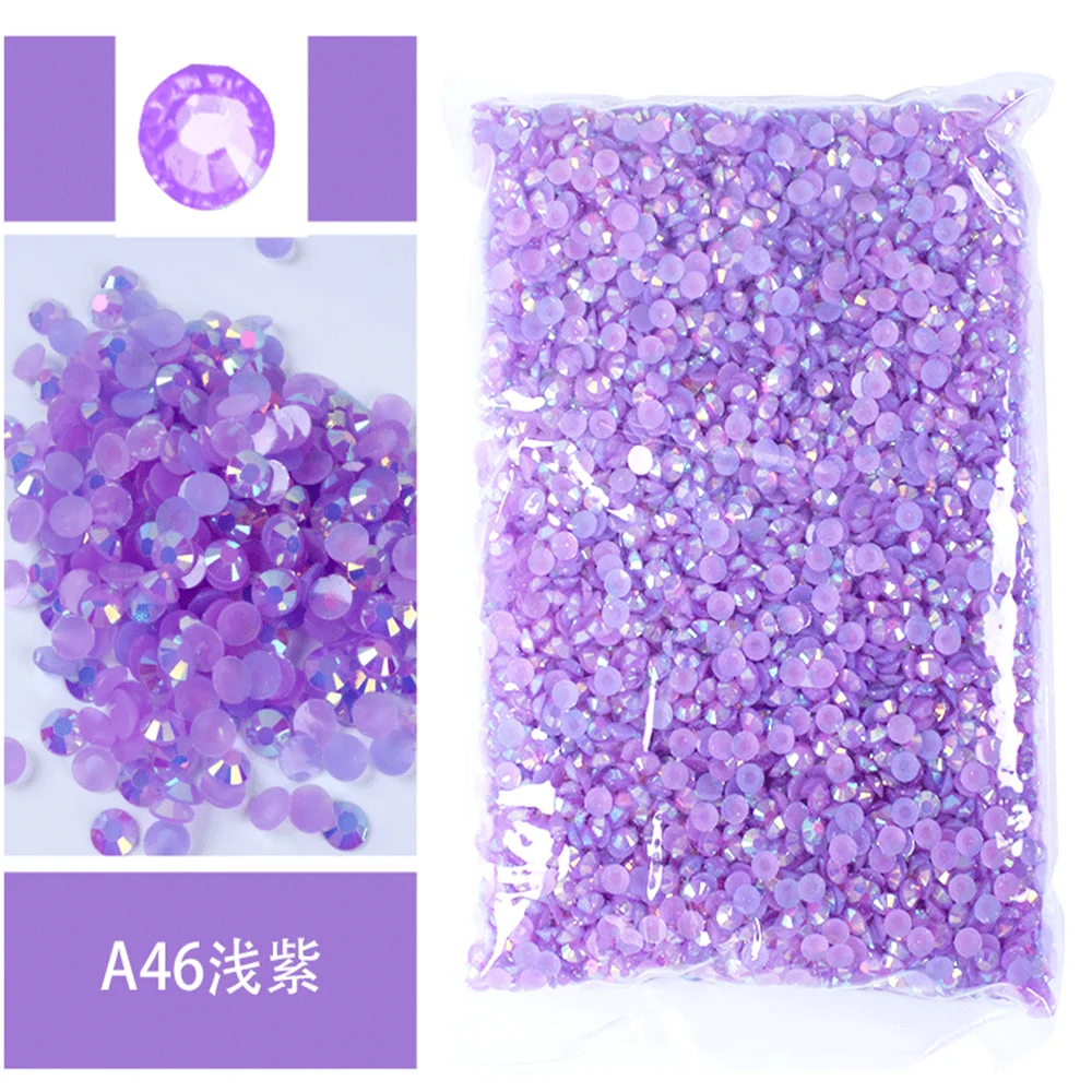 Jelly AB Flatback Resin Rhinestones (2-6mm)