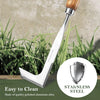 Stainless Steel Crevice Weeder with Wooden Handle
