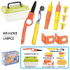 Kids Construction Tool Set with Cardboard Cutter and Toolbox