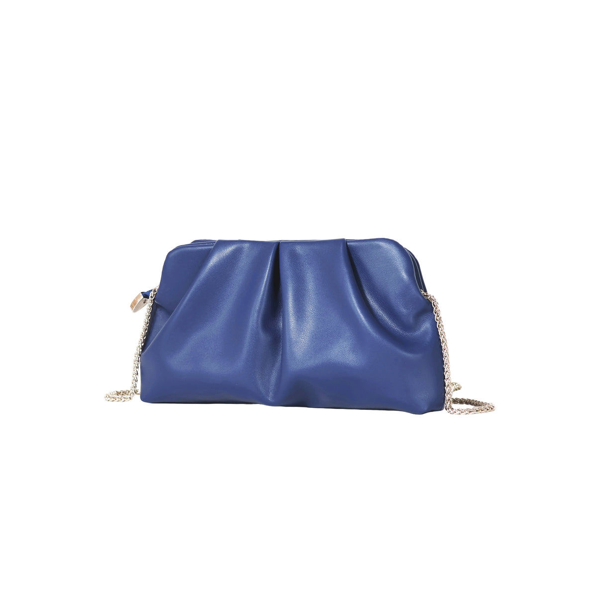 Elegant Chain Shoulder Bag with Crystal Accents