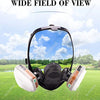 Full Face Chemical Respirator Mask with Anti-Fog Visor