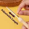 Complete 13-Piece Punch Needle Embroidery Kit with Wooden Handles
