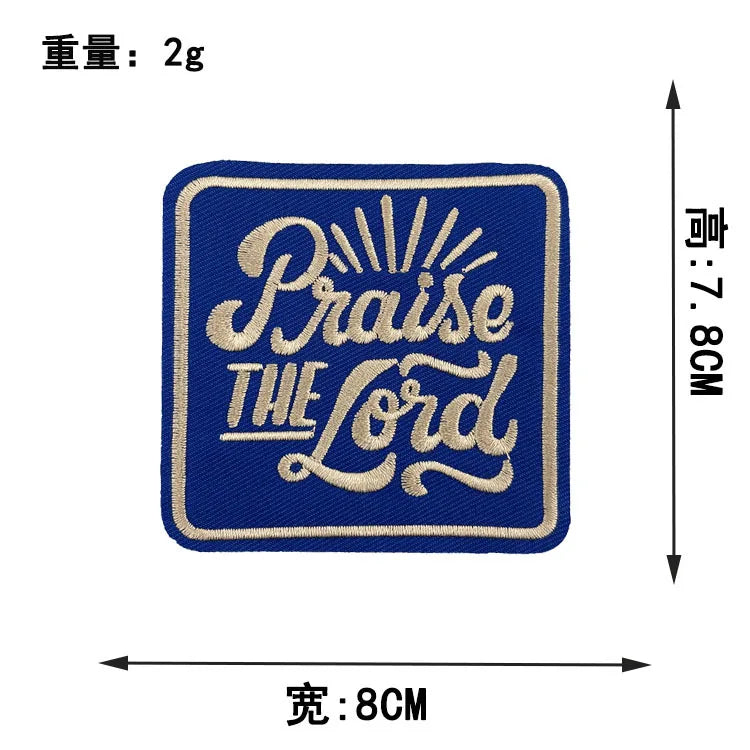 Embroidered Iron-On Patches for Clothing & Accessories