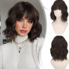 Short Wavy Bob Wig with Bangs