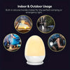 Rechargeable Egg Night Light with 7 Colors & Dimming