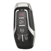 A black and silver Ford Smart Key replacement shell with various buttons and a blade visible.