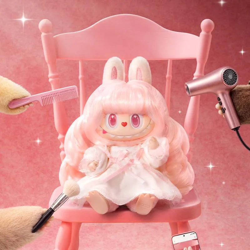 POP MART The Monsters LABUBU Hair Salon Series Collectible Vinyl Plush Pendant